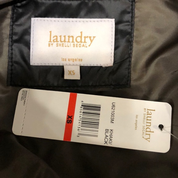 NWT LAUNDRY Quilted Faux Leather Motorcycle Jacket - Picture 8 of 8